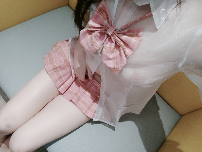 虾酱-粉色透明jk套装[42p+1v]