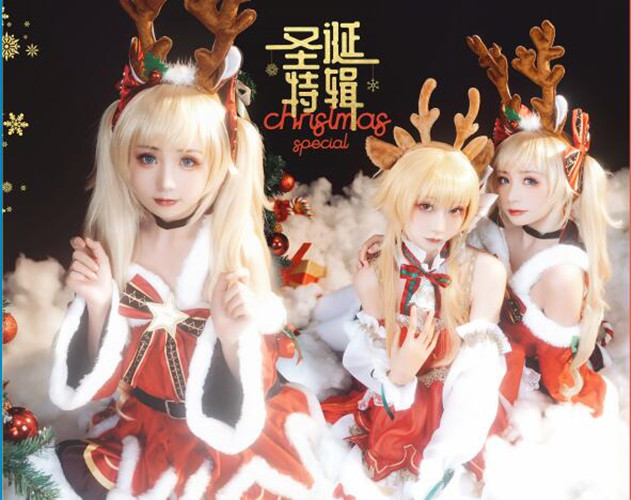 爆机少女喵小吉x花音栗子-圣诞特辑[89p+2v/873M]